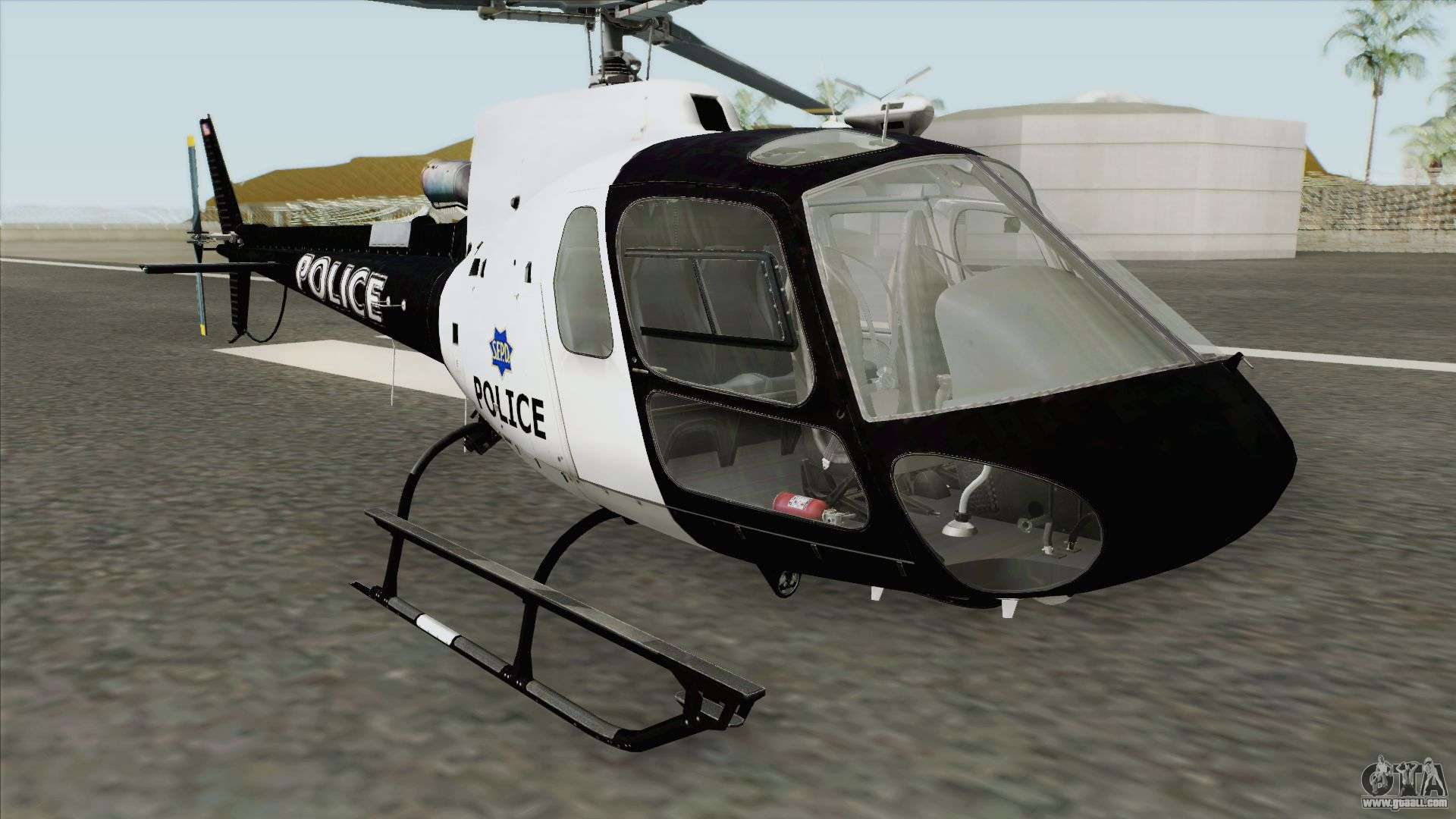 Police Maverick GTA V (SFPD Air Support Unit) para GTA San Andreas