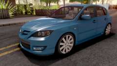 Mazda Speed 3 Blue for GTA San Andreas