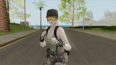 Jill Valentine Army Outfit From Resident Evil for GTA San Andreas