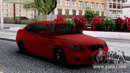 BMW M5 E60 Sedan Red for GTA San Andreas