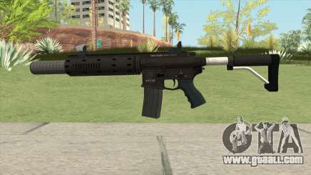 Carbine Rifle GTA V V2 (Silenced, Flashlight) for GTA San Andreas