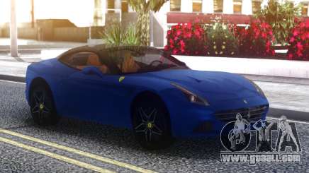 Ferrari California Blue for GTA San Andreas