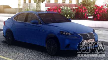 Lexus GS-F Blue Sedan for GTA San Andreas