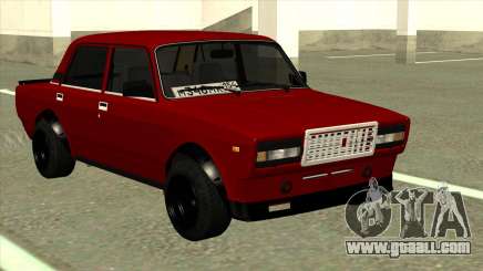 Red VAZ 2107 Combat Classic for GTA San Andreas