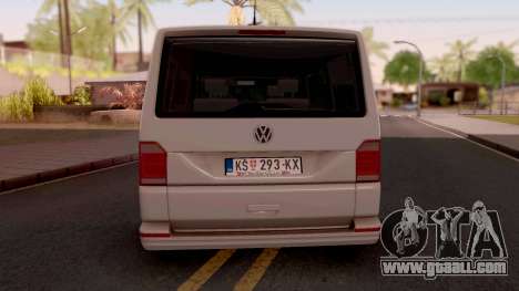 Volkswagen Transporter T6 2018 for GTA San Andreas