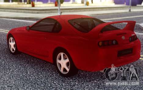 Toyota Supra Red Stock for GTA San Andreas