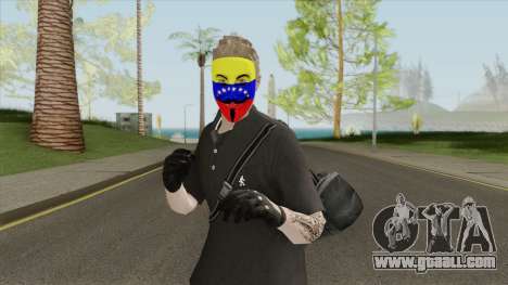 Piel Anonymous Venezuela for GTA San Andreas
