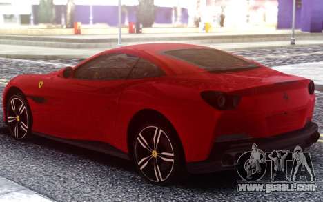 Ferrari Portofino 2018 Red for GTA San Andreas