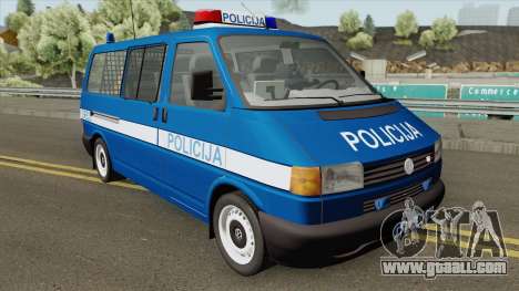 Volkswagen Transporter Mk4 Policija V1 1999 for GTA San Andreas