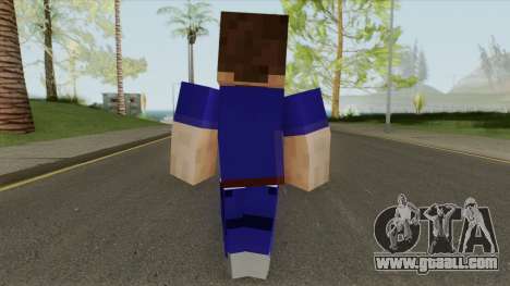 Police Minecraft Skin V1 for GTA San Andreas