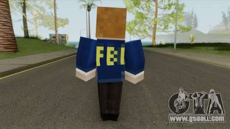 FBI Minecraft Skin for GTA San Andreas