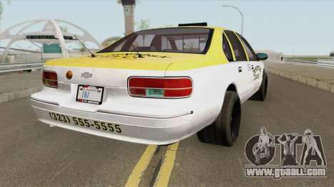 Chevrolet Caprice Taxi 1996 MQ for GTA San Andreas