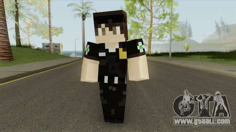 Police Minecraft Skin V2 for GTA San Andreas