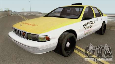 Chevrolet Caprice Taxi 1996 MQ for GTA San Andreas