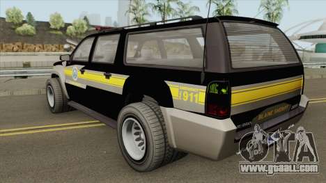 Chevrolet Suburban (Sheriff Blaine County) for GTA San Andreas