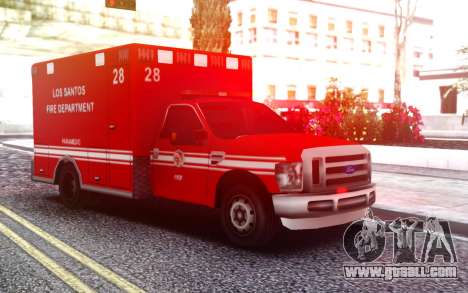 Ford F-250 Ambulance LSFD for GTA San Andreas
