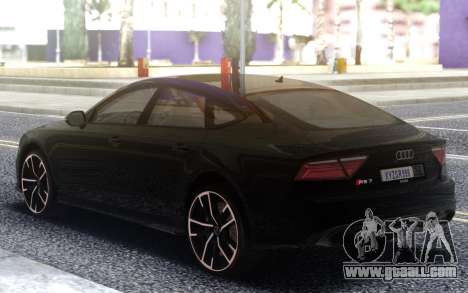 Audi RS7 for GTA San Andreas