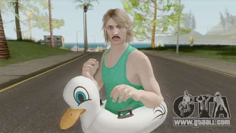 GTA Online Random Skin 22: With Duck Floatie for GTA San Andreas