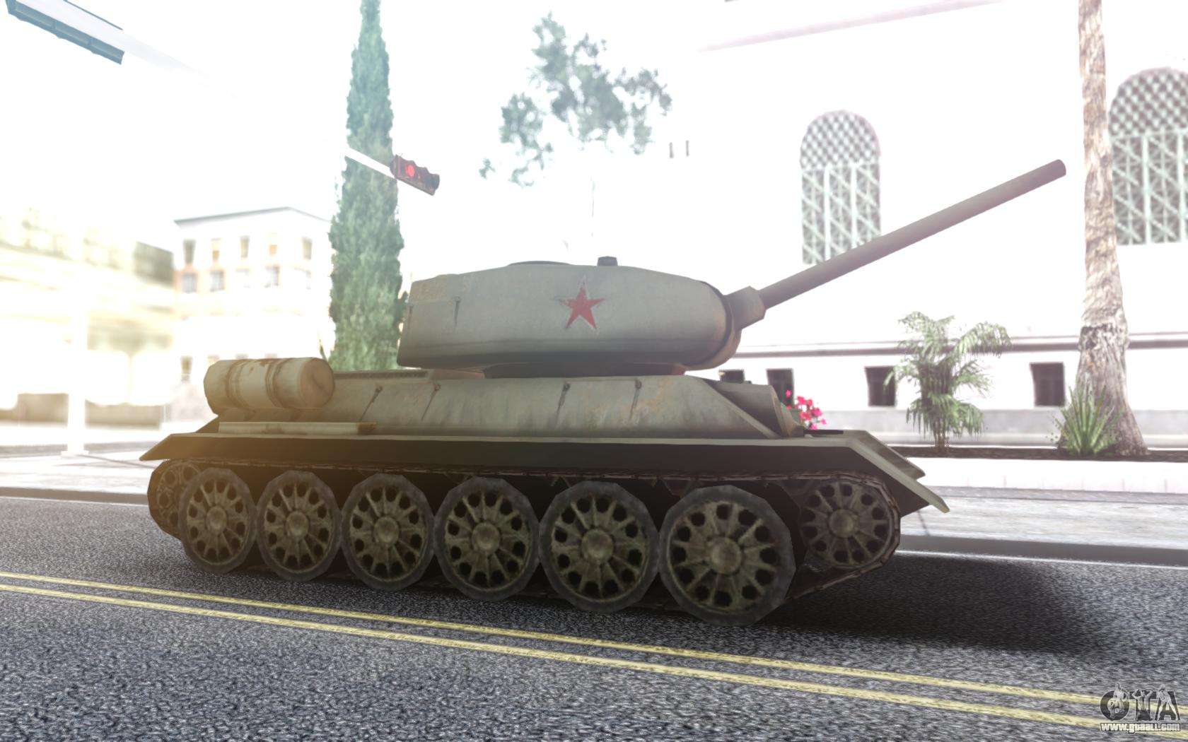 Tanque T-34 para GTA San Andreas