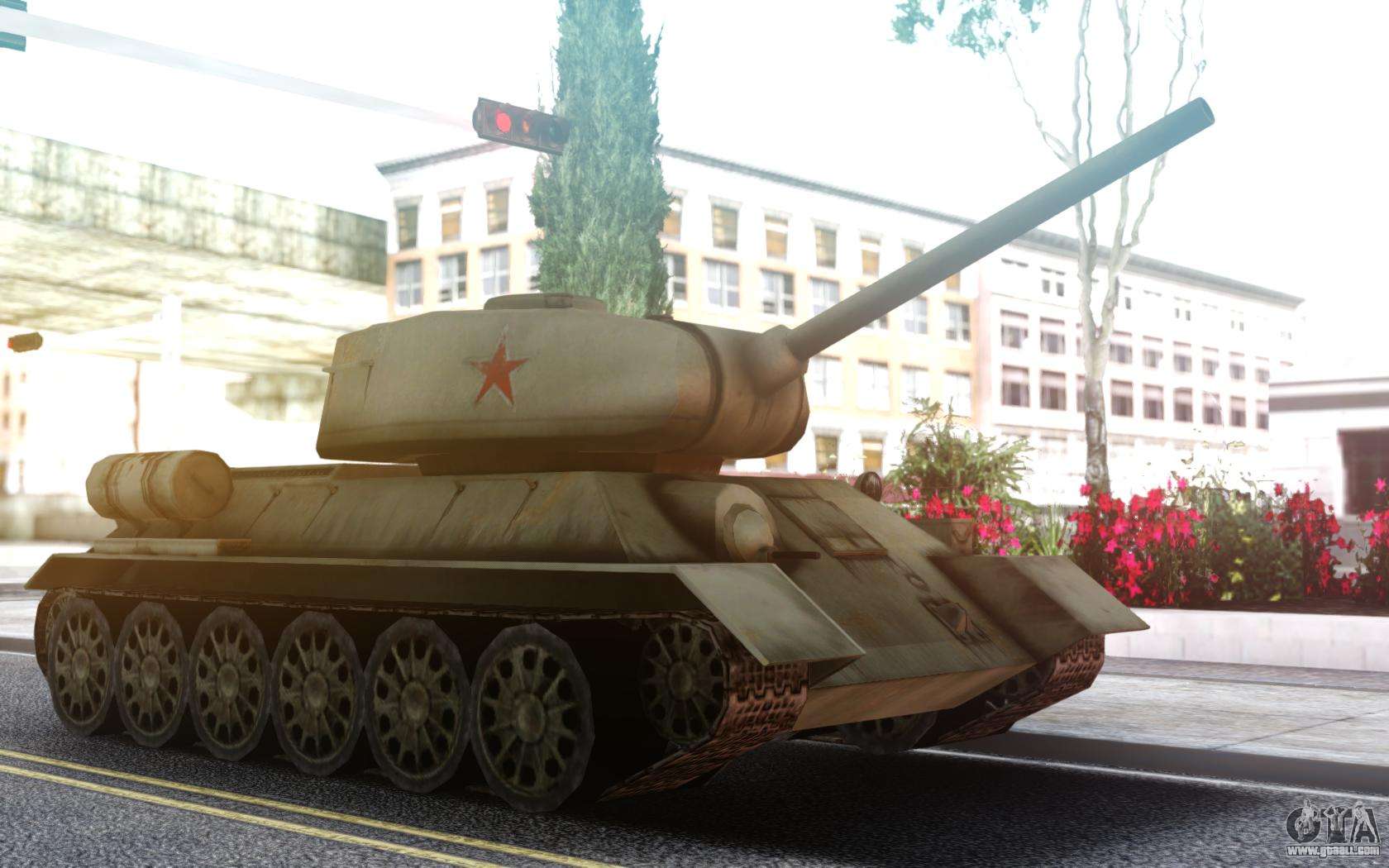 Tanque T-34 para GTA San Andreas