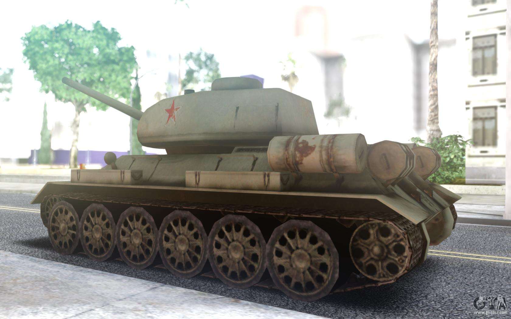 Tanque T-34 para GTA San Andreas