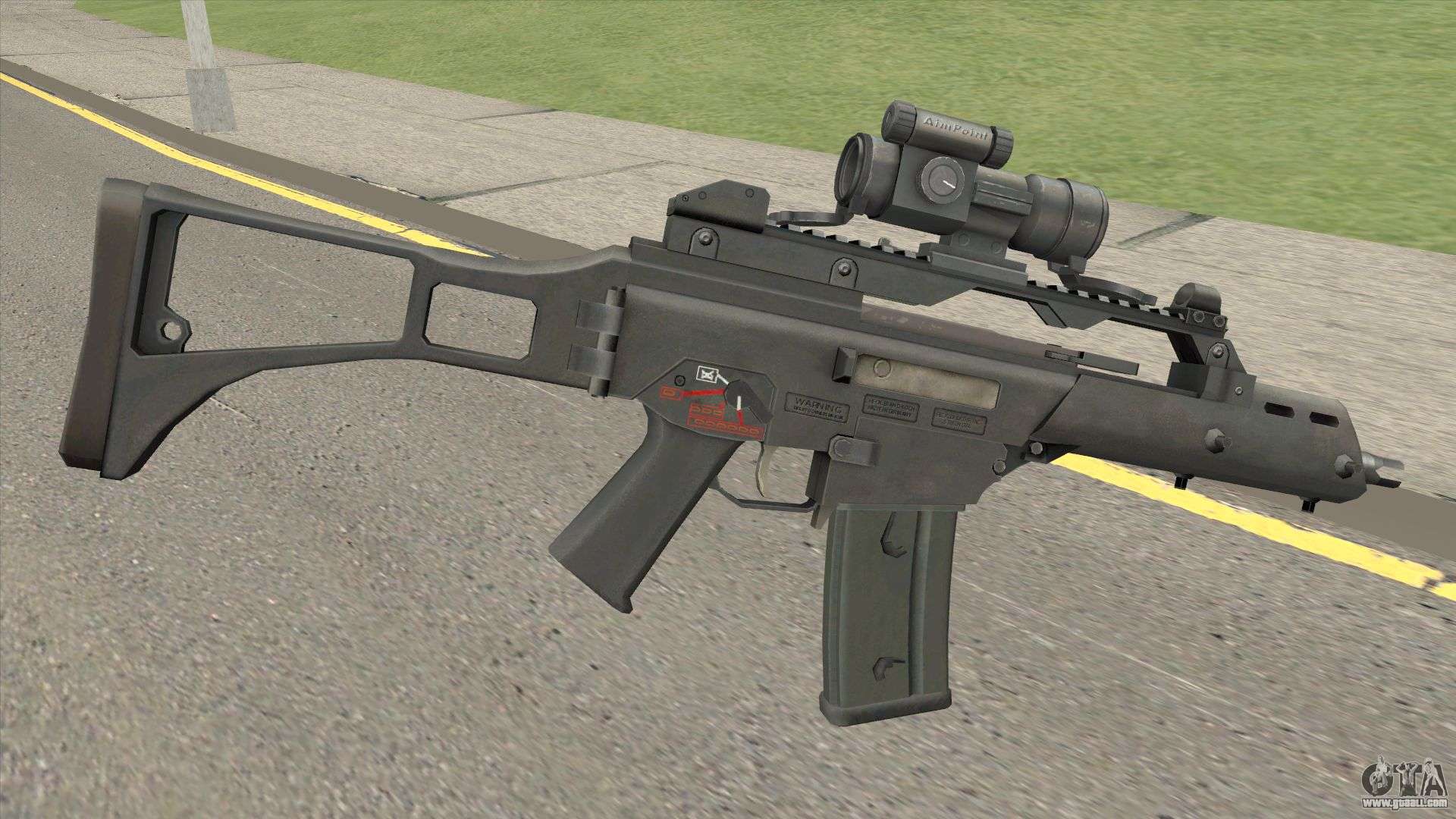G 36 c. GTA HK g36c. G36. Оружие g36c с прицелом. G36 для ГТА СП.