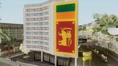 Srilanka Flag On Building for GTA San Andreas