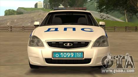 Lada 2170 ABOUT traffic police for GTA San Andreas