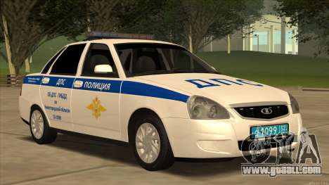 Lada 2170 ABOUT traffic police for GTA San Andreas