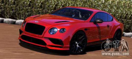 2018 Bentley Continental GT Supersports for GTA 5