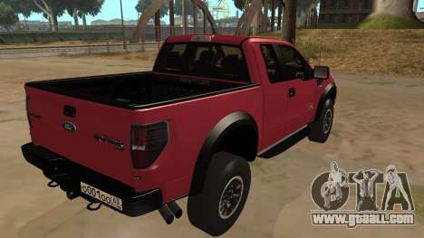 Ford F150 Raptor Stock for GTA San Andreas
