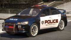 Mitsubishi Lancer X Police V1.0 for GTA 4