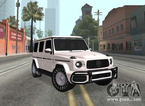 Mercedes-Benz G63 AMG White for GTA San Andreas