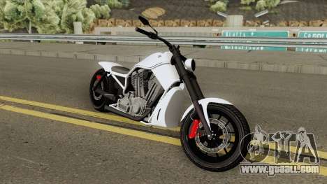 Western Motorcycle Nightblade (Stock) GTA V for GTA San Andreas
