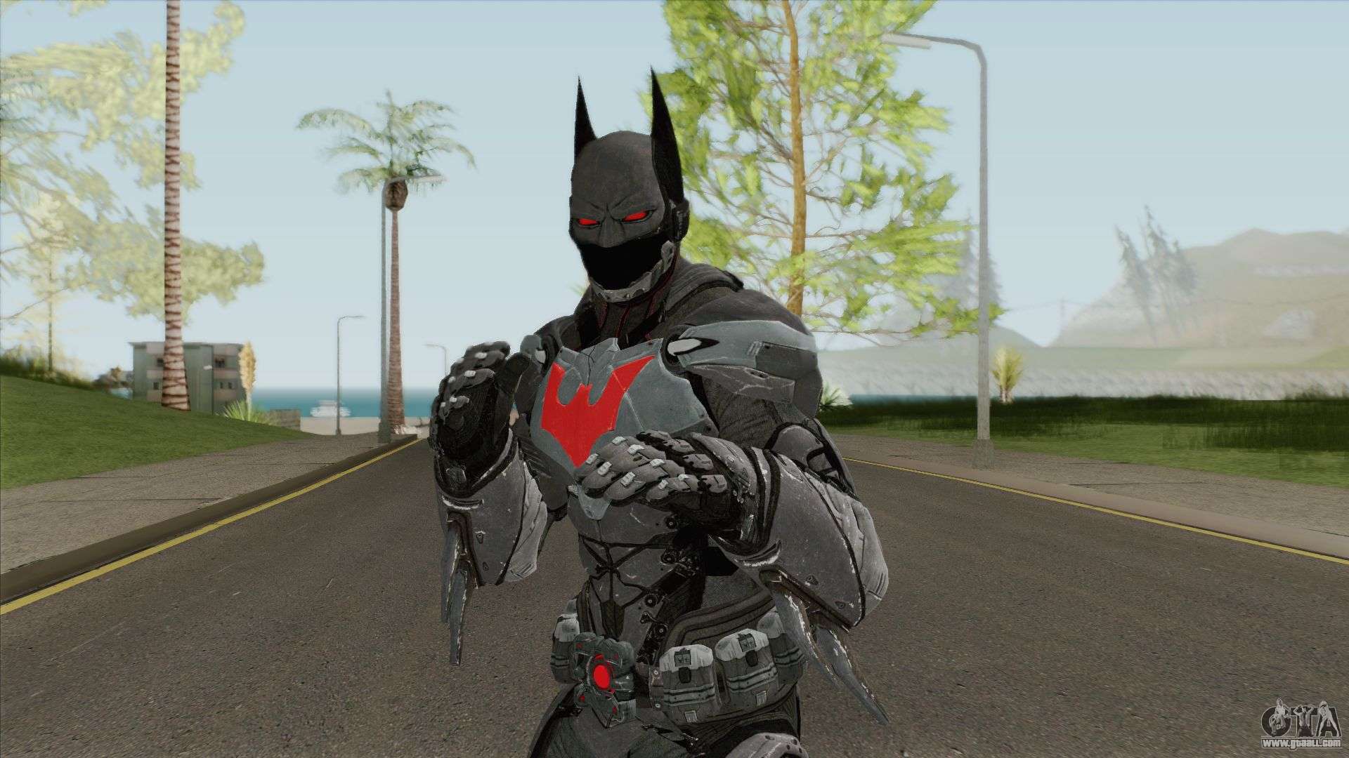 Animated Batman Beyond mod for Batman Arkham City by