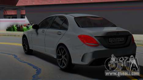 Mercedes-Benz C43 AMG Grey for GTA San Andreas