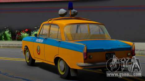 AZLK Moskvich 408 USSR Police for GTA San Andreas