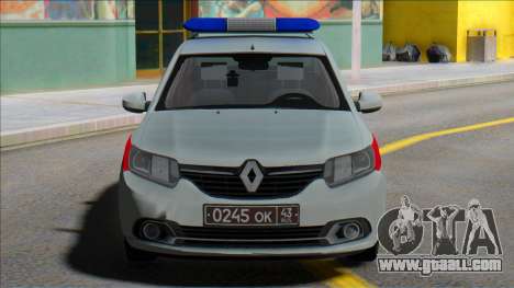 Renault Logan 2016 Russian Guard for GTA San Andreas