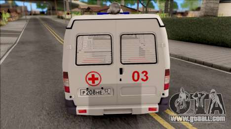 32214 GAZelle Ambulance for GTA San Andreas