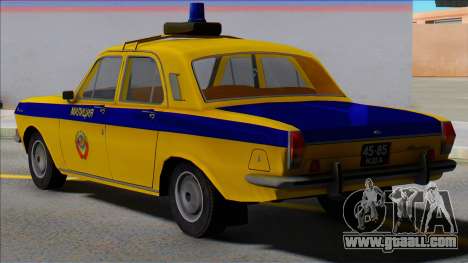 Gaz-24 Volga Police traffic police of the USSR for GTA San Andreas