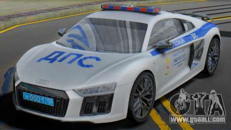 Audi R8 2015 Police for GTA San Andreas