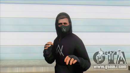 GTA Online Skin Ramdon Alan Walker V1 for GTA San Andreas