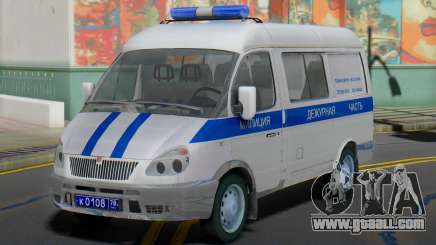 GAZ 2217 Sobol Police the Duty of for GTA San Andreas
