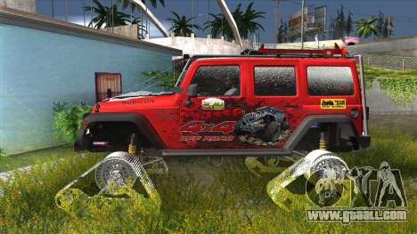 Jeep Wrangler Rubicon Caterpillar for GTA San Andreas