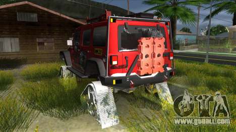Jeep Wrangler Rubicon Caterpillar for GTA San Andreas