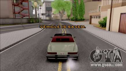 UngSaveCar v1 for GTA San Andreas