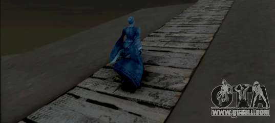 The Ghost Woman on a Rock