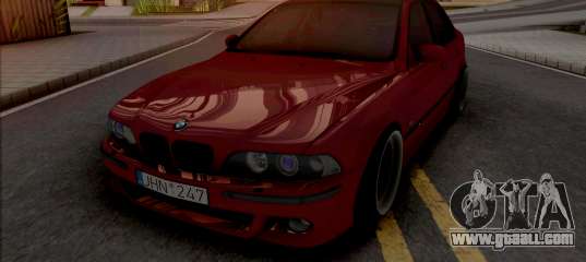 BMW M5 E39 Stanced Red