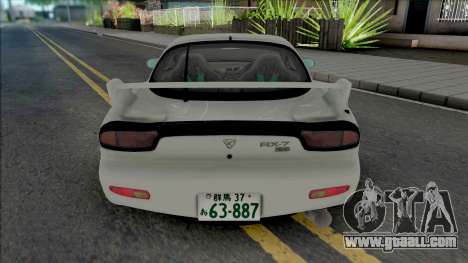 Mazda RX-7 FD3s A-Spec Initial D 4th Stage for GTA San Andreas