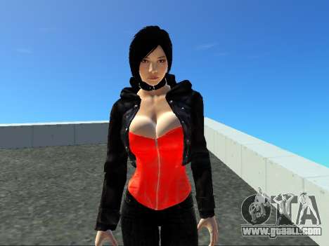 Ada Wong Sexy Jacket Corset for GTA San Andreas